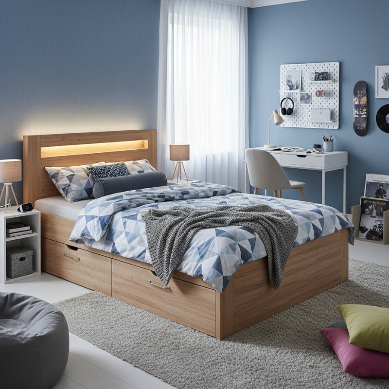 Idées déco pour une chambre d’ado pratique qui lui ressemble