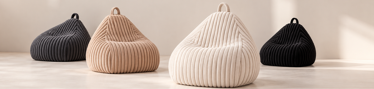 HOUSSES POUFS POIRES