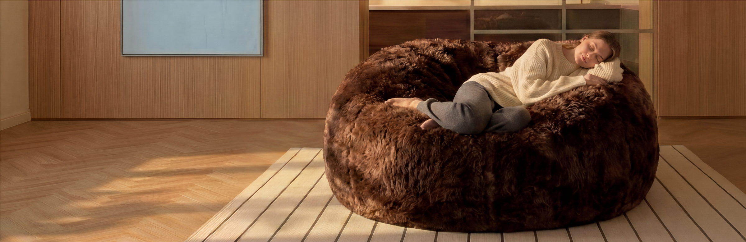 POUFS GÉANTS
