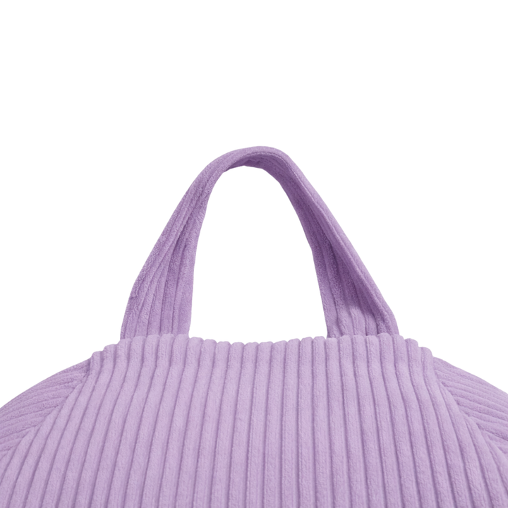Pouf Poire Velours Côtelé Déhoussable - 105x85 Cm