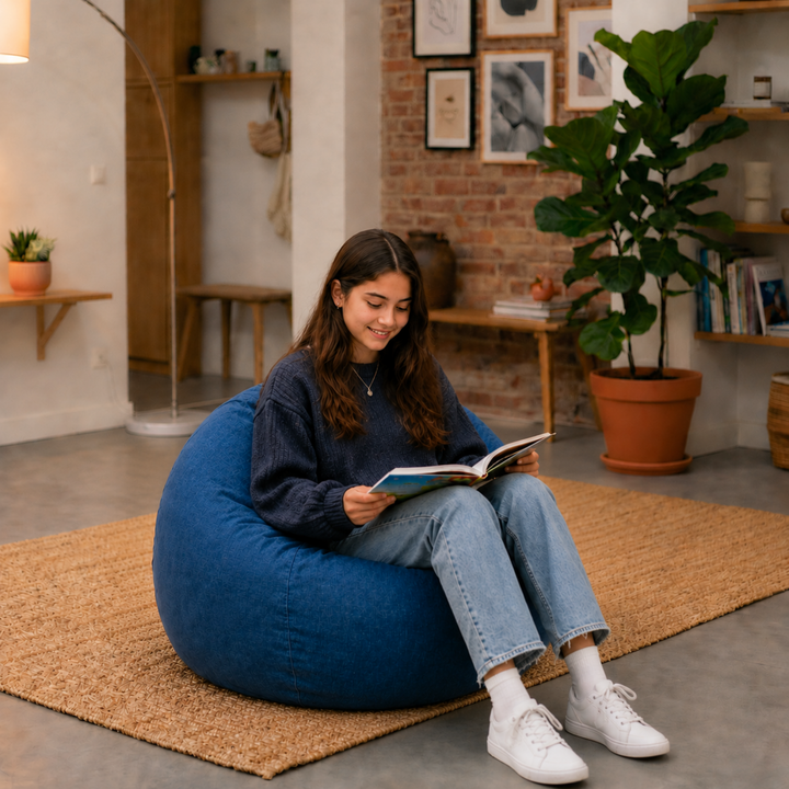 Pouf Poire Déhoussable - 105x85 Cm