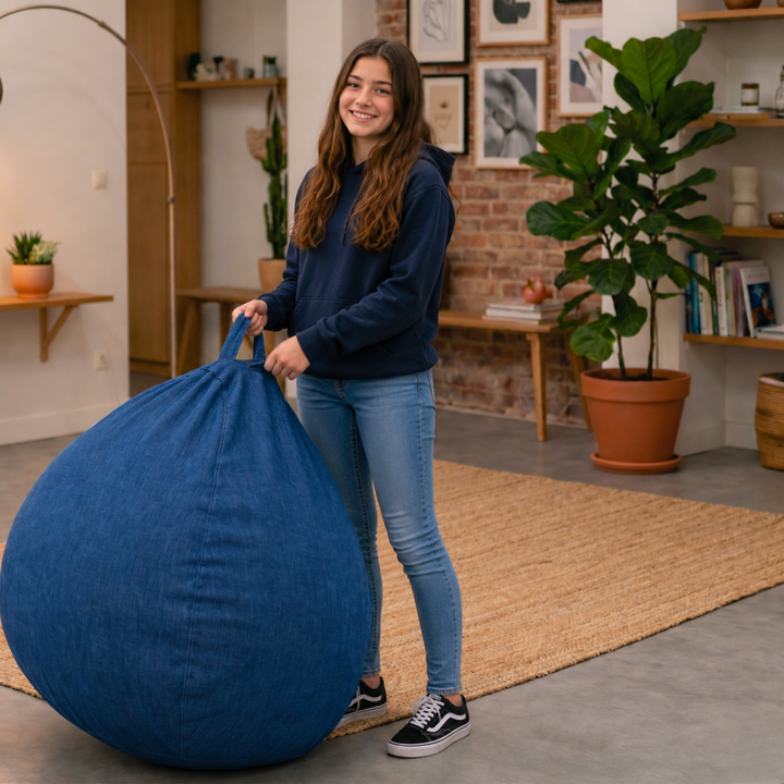 Pouf Poire Déhoussable - 105x85 Cm