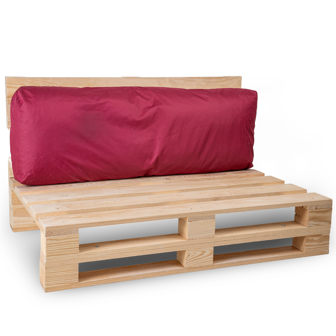 Coussin Palette Déhoussable Imperméable - Dossier 120x40 Cm