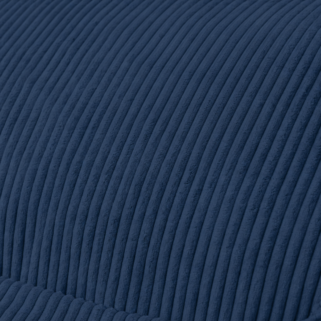 Pouf Fauteuil Velours Côtelé - 100x110 Cm