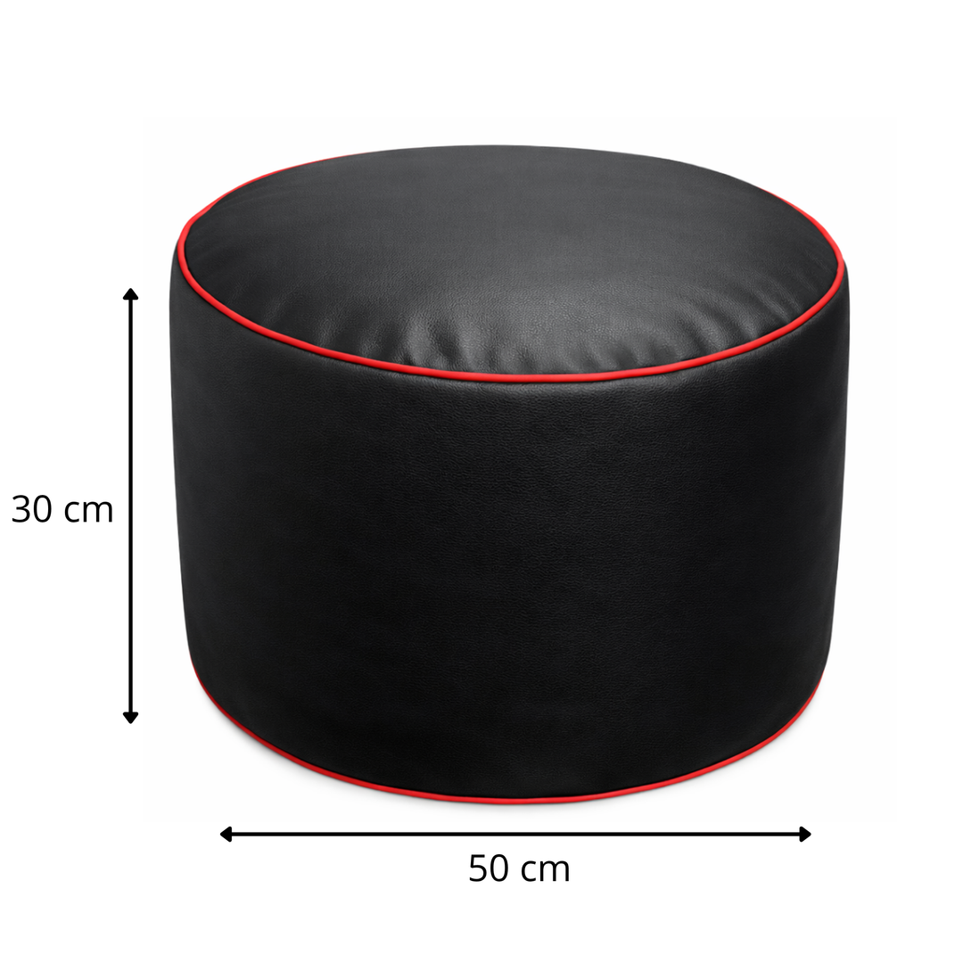 Repose-pieds gaming en similicuir - 50x30 cm