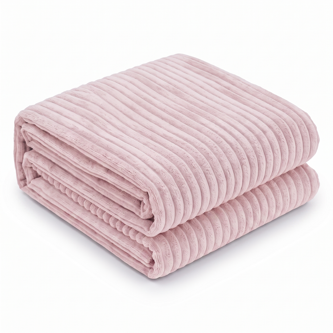 Housse Pouf XXL En Velours Côtelé - 110 X 100 Cm