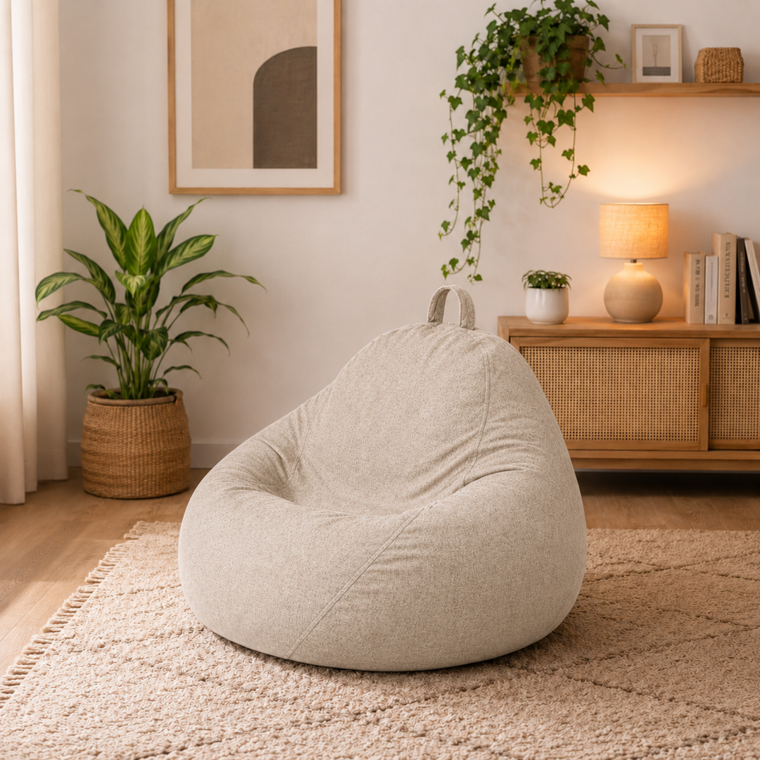 Pouf Poire Déhoussable - 105x85 Cm
