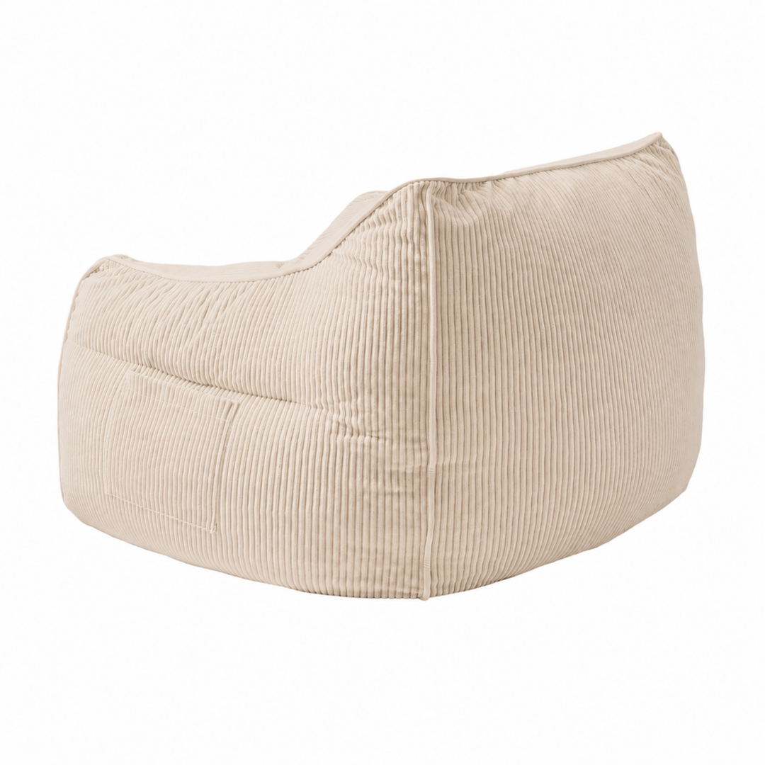 Pouf Fauteuil Velours Côtelé - 100x110 Cm