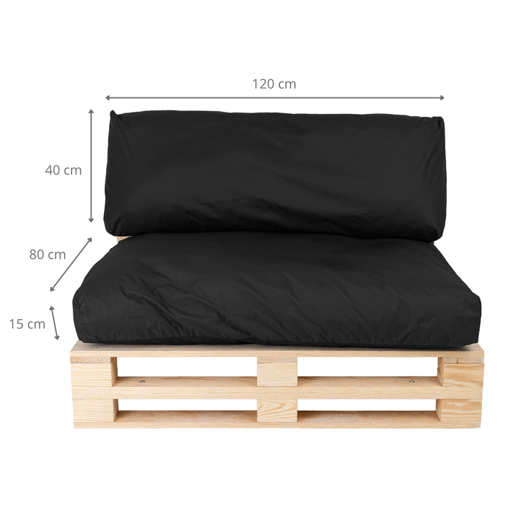 Coussins Palette Déhoussable Imperméable - LOT
