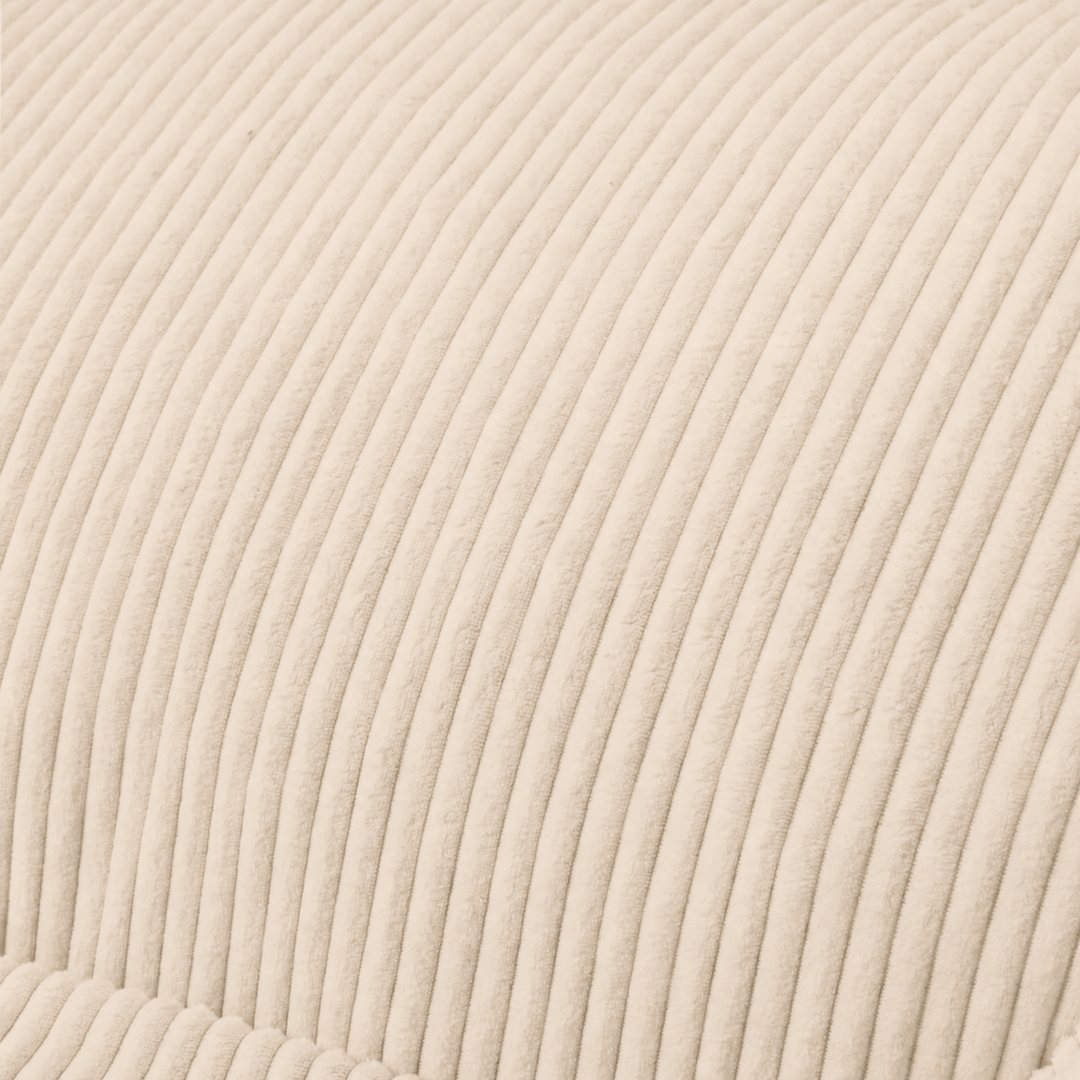 Pouf Fauteuil Velours Côtelé - 100x110 Cm