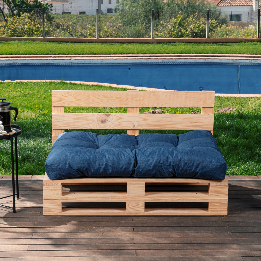 Assise Seule Coussin Palette - 120x80x15 Cm