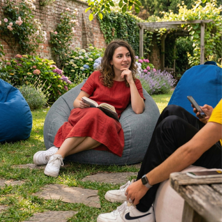 Pouf Poire Déhoussable - 120x100 Cm