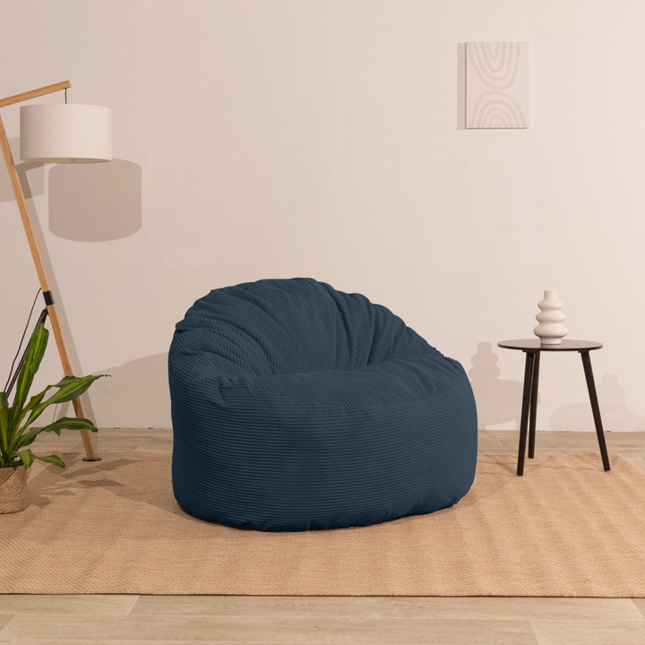 Pouf Velours Côtelé Épais - 100cm