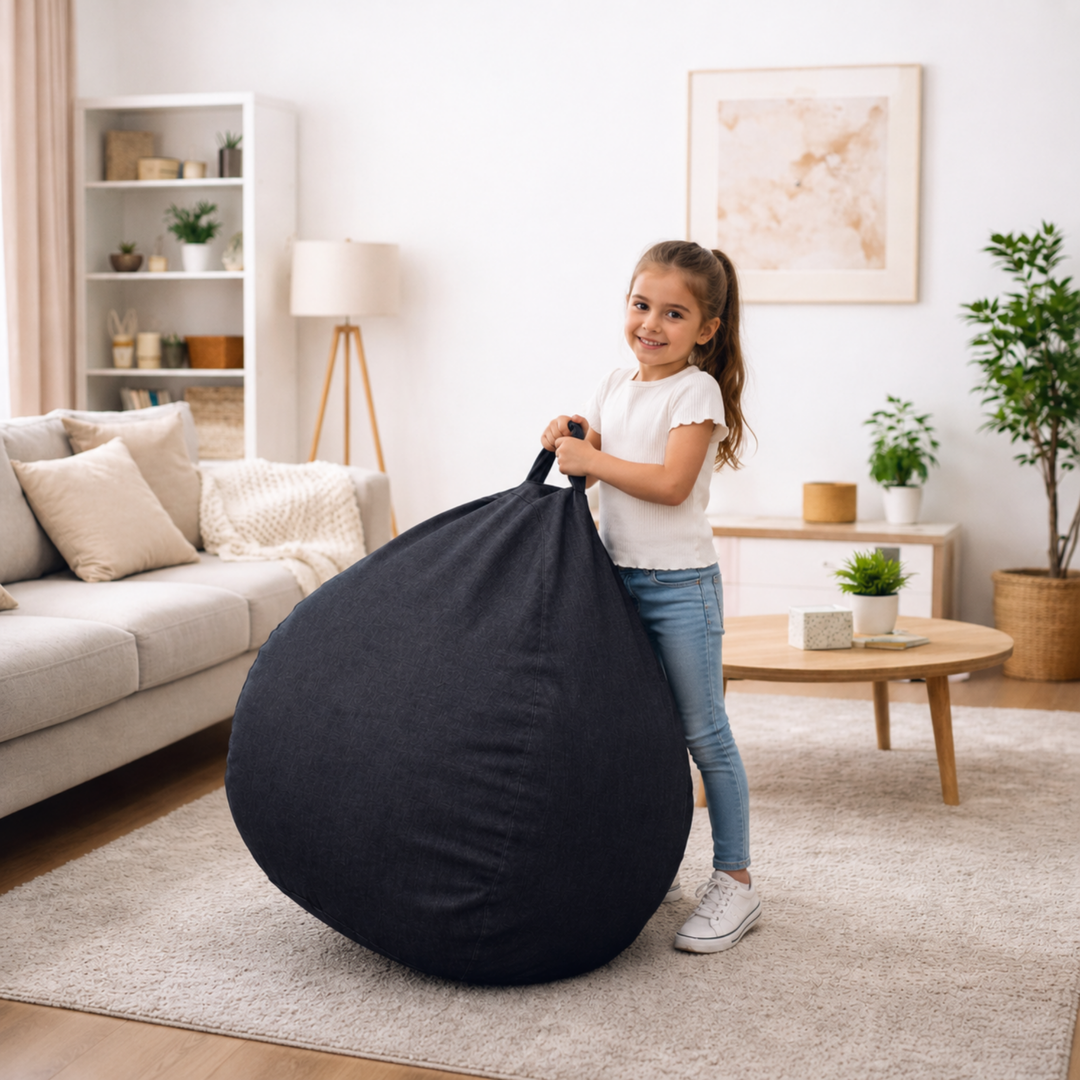 Pouf Poire Déhoussable - 80x70 Cm