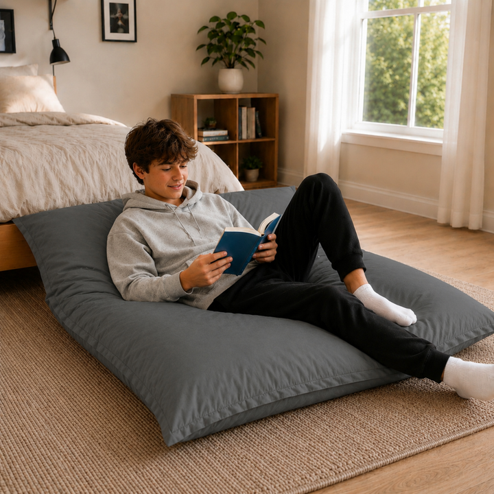 Pouf Extérieur Imperméable Déhoussable Anti-UV - 120x160 Cm