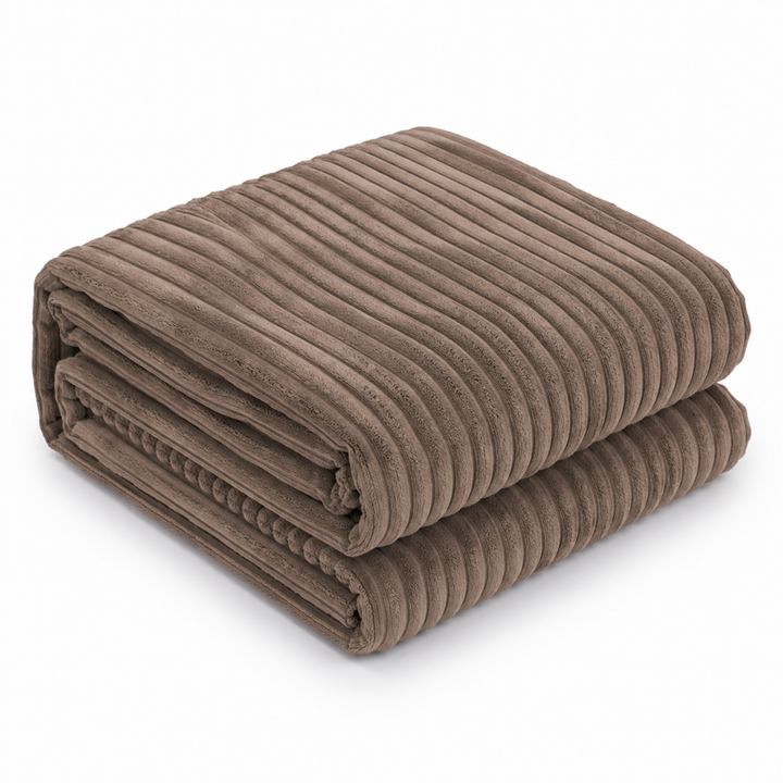 Housse Pouf XXL En Velours Côtelé - 110 X 100 Cm