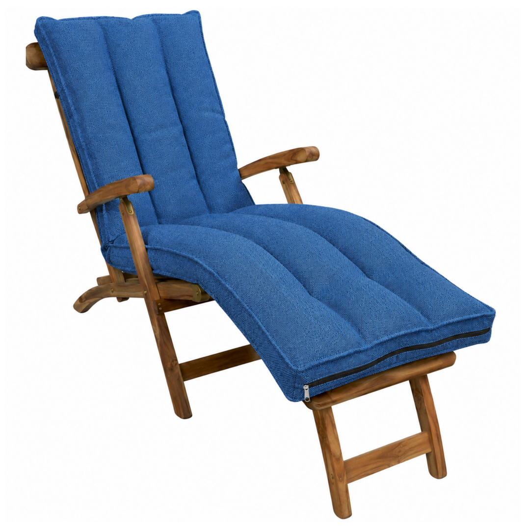 Coussin bain de soleil déhoussable - 190x60x15 cm