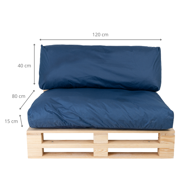 Coussins Palette Déhoussable Imperméable - LOT