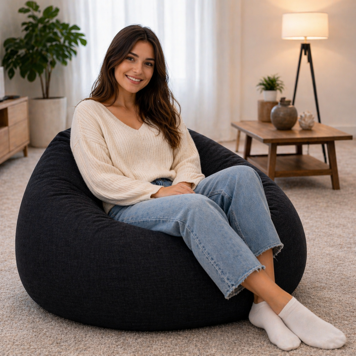 Pouf Poire Déhoussable - 120x100 Cm