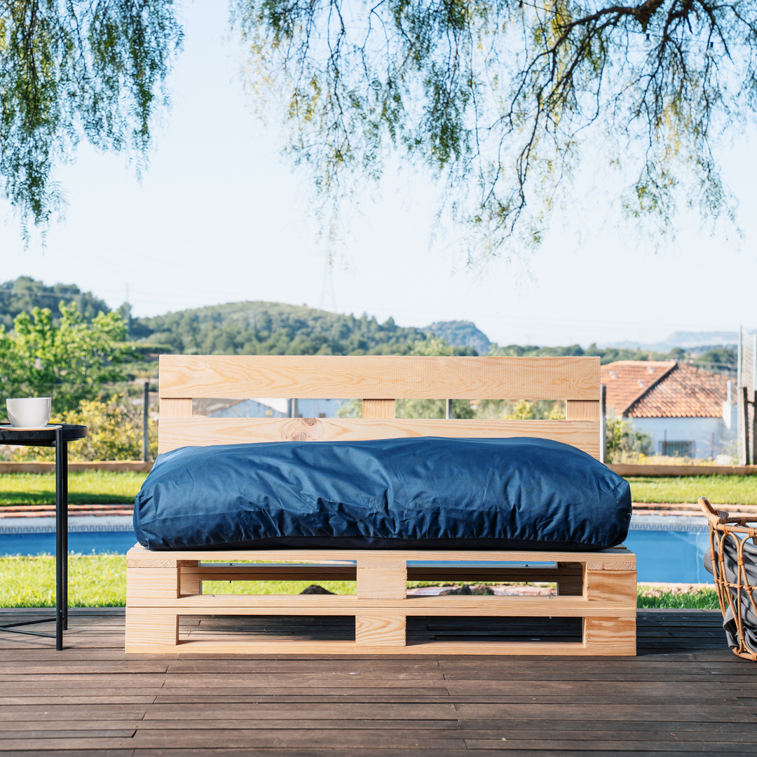 Coussin Palette Déhoussable Imperméable - Assise 120x80 Cm