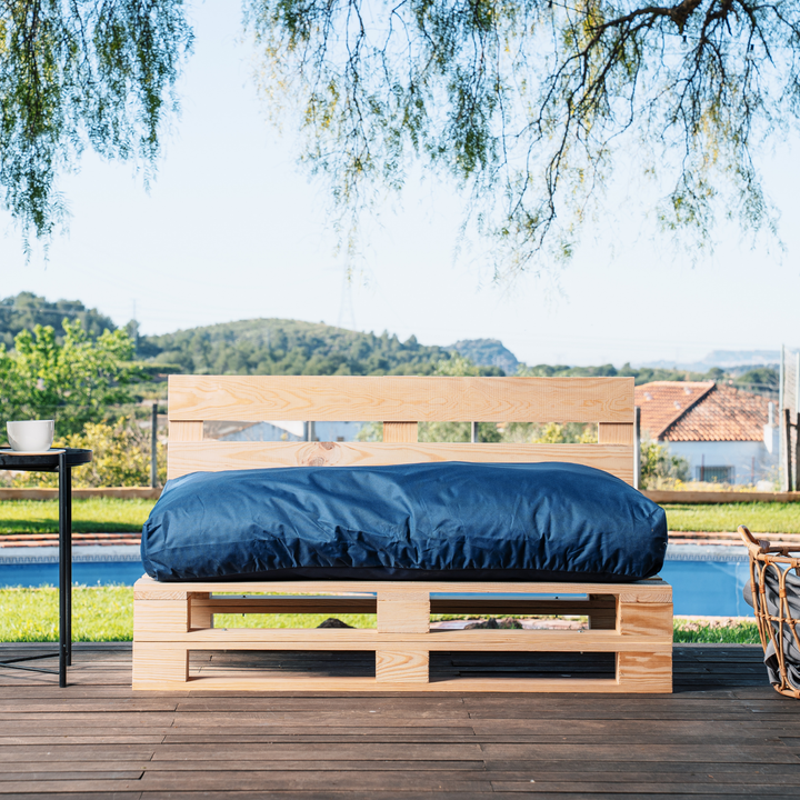 Coussin Palette Déhoussable Imperméable - Assise 120x80 Cm