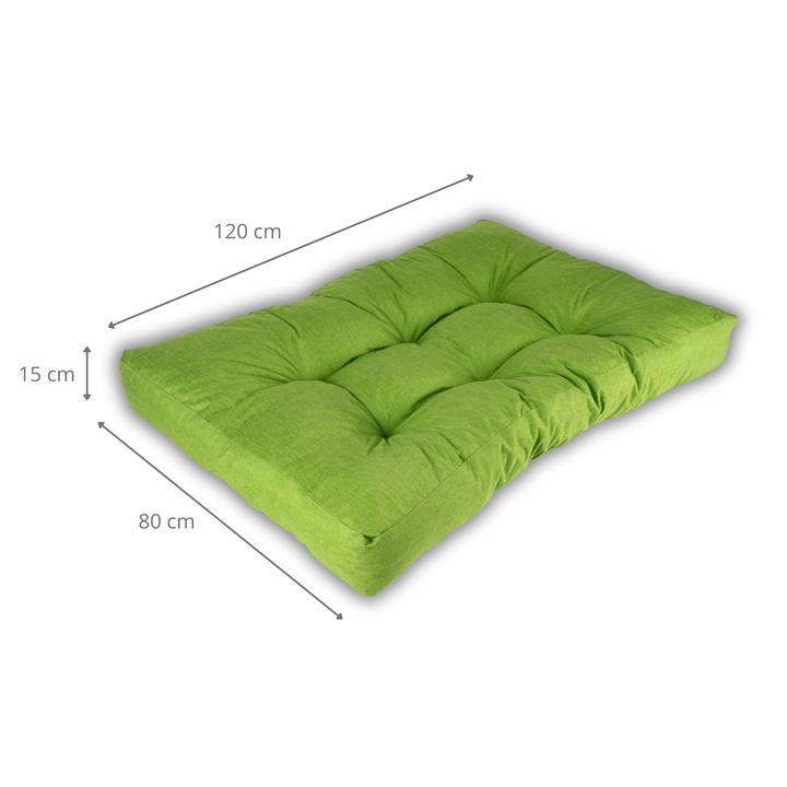 Assise Seule Coussin Palette - 120x80x15 Cm