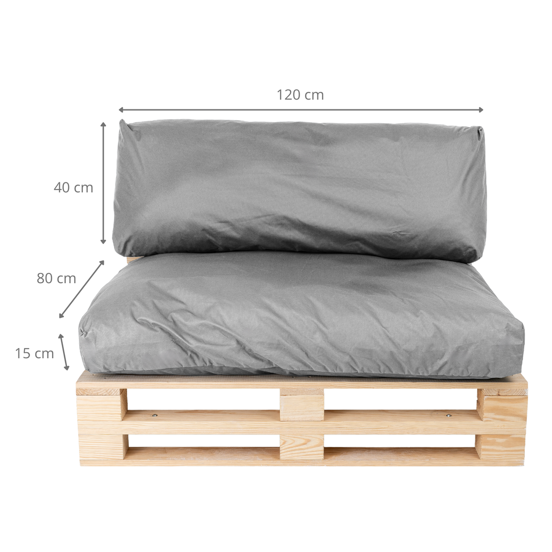 Coussins Palette Déhoussable Imperméable - LOT