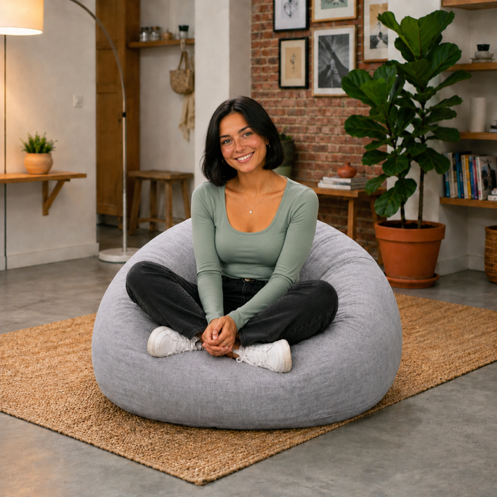 Pouf Poire Déhoussable - 120x100 Cm