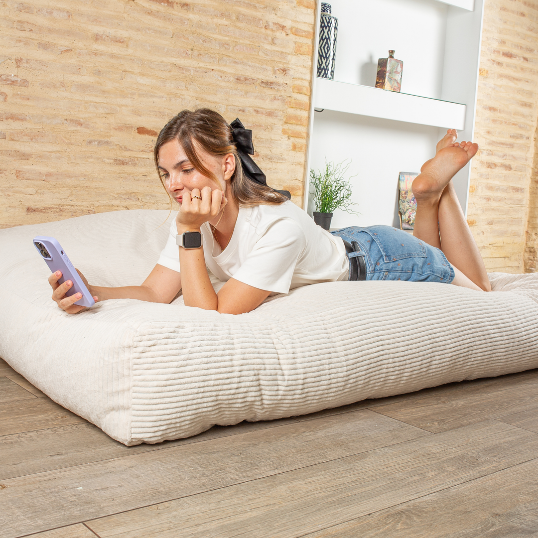Pouf Lit Convertible 2en1