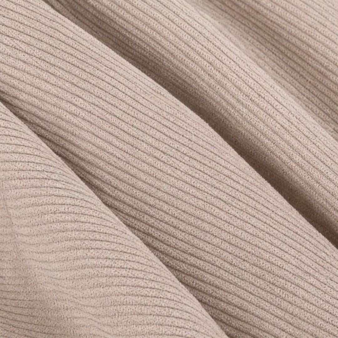 Pouf Velours Côtelé - 100 Cm