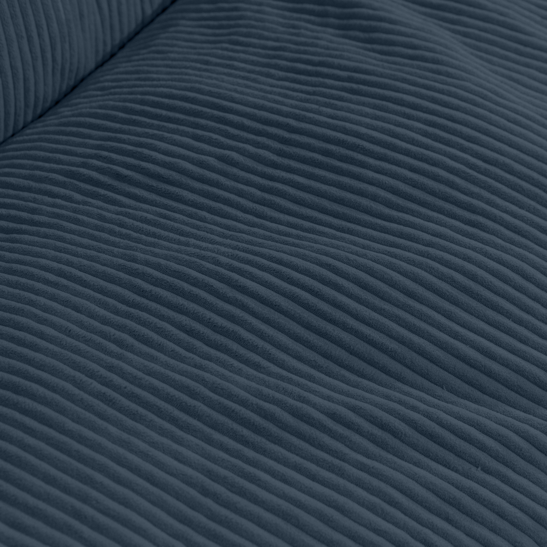 Pouf Velours Côtelé Épais - 100cm