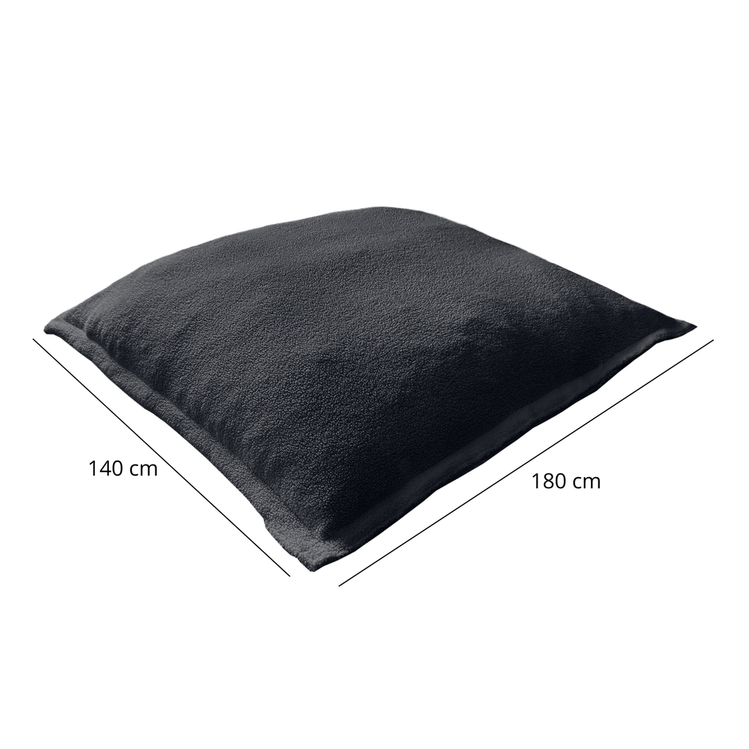 Pouf Bouclette Déhoussable - 140x180 Cm