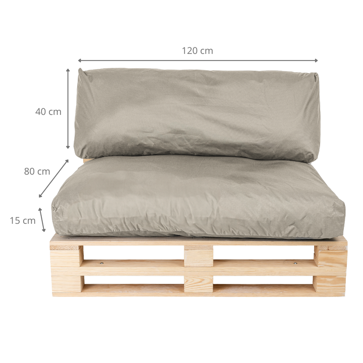 Coussins Palette Déhoussable Imperméable - LOT
