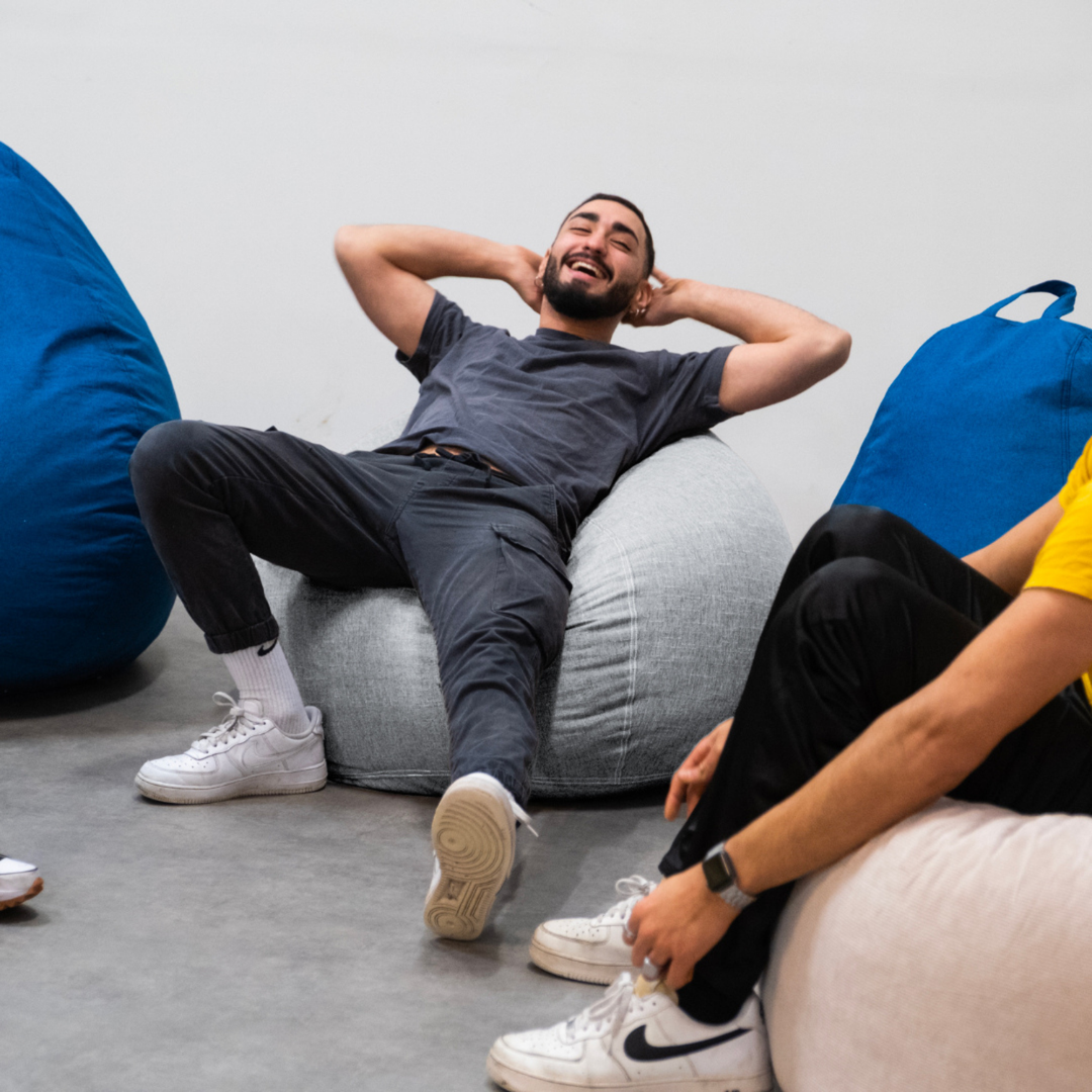Pouf Poire Déhoussable - 120x100 Cm