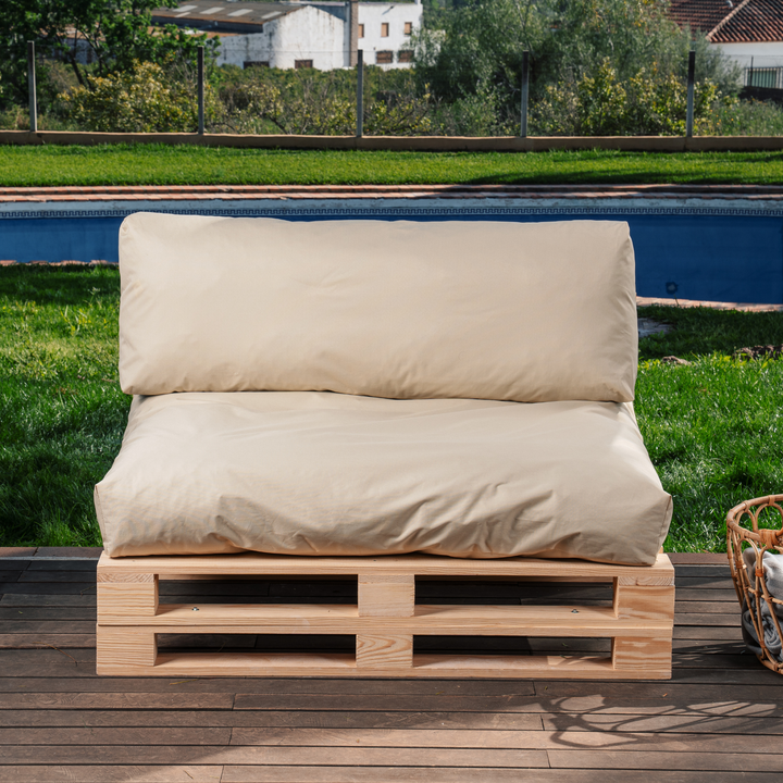 Coussins Palette Déhoussable Imperméable - LOT