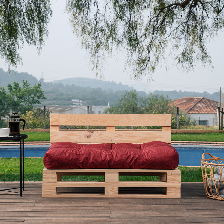 Assise Seule Coussin Palette - 120x80x15 Cm