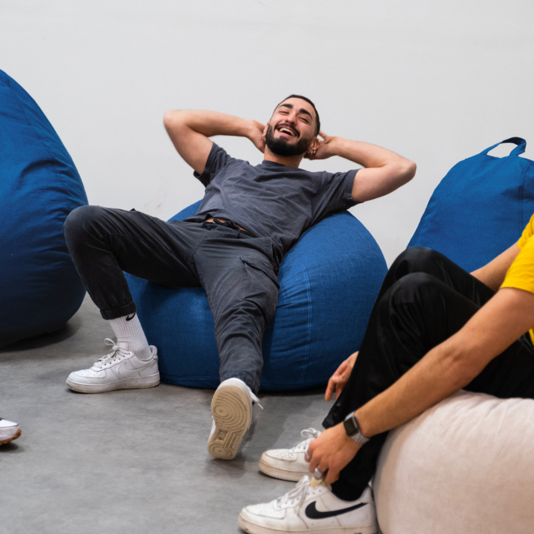 Pouf Poire Déhoussable - 120x100 Cm