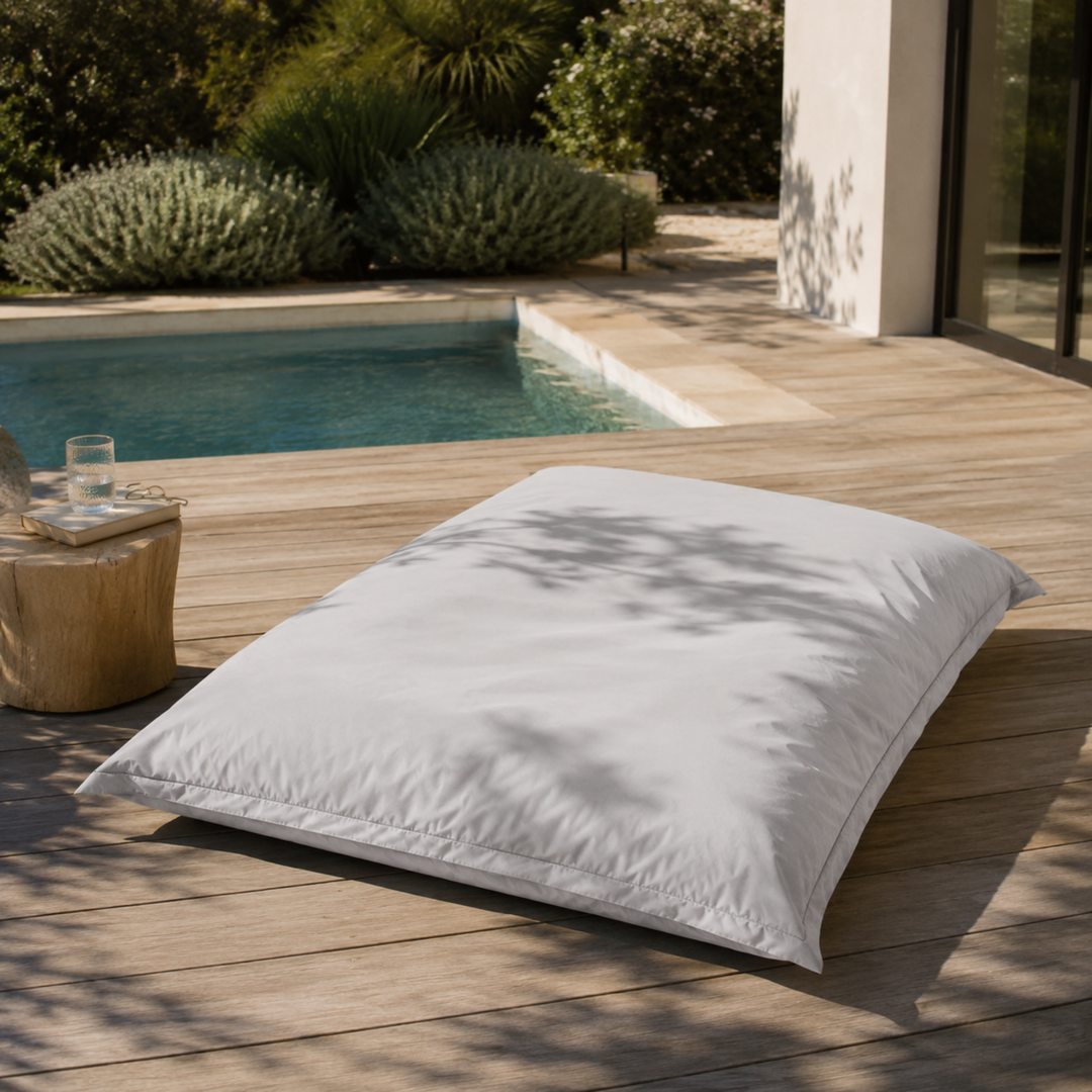 Pouf Extérieur Imperméable Déhoussable Anti-UV - 120x160 Cm