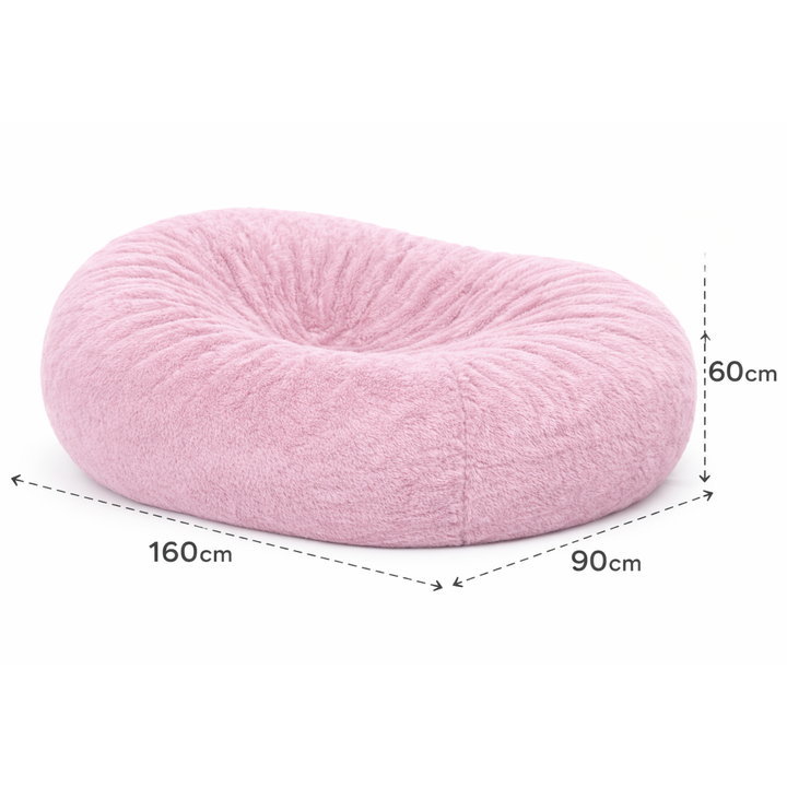 Pouf Long Géant Fourrure - 160 Cm