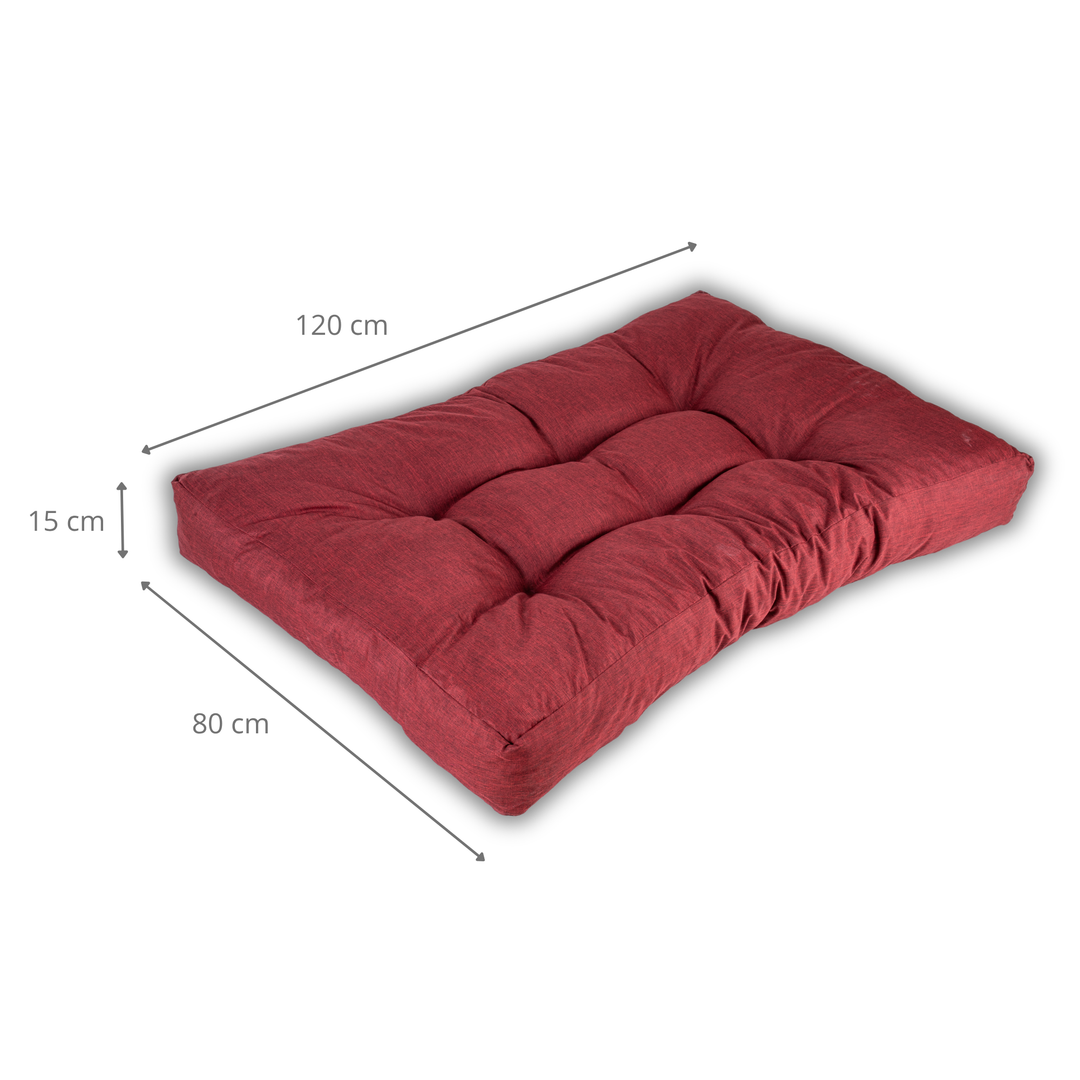 Assise Seule Coussin Palette - 120x80x15 Cm