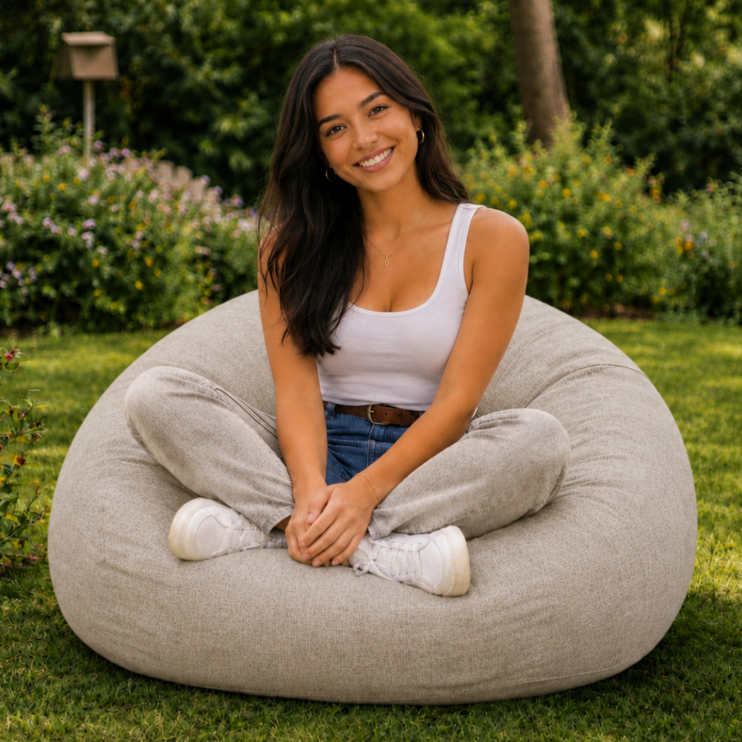 Pouf Poire Déhoussable - 120x100 Cm