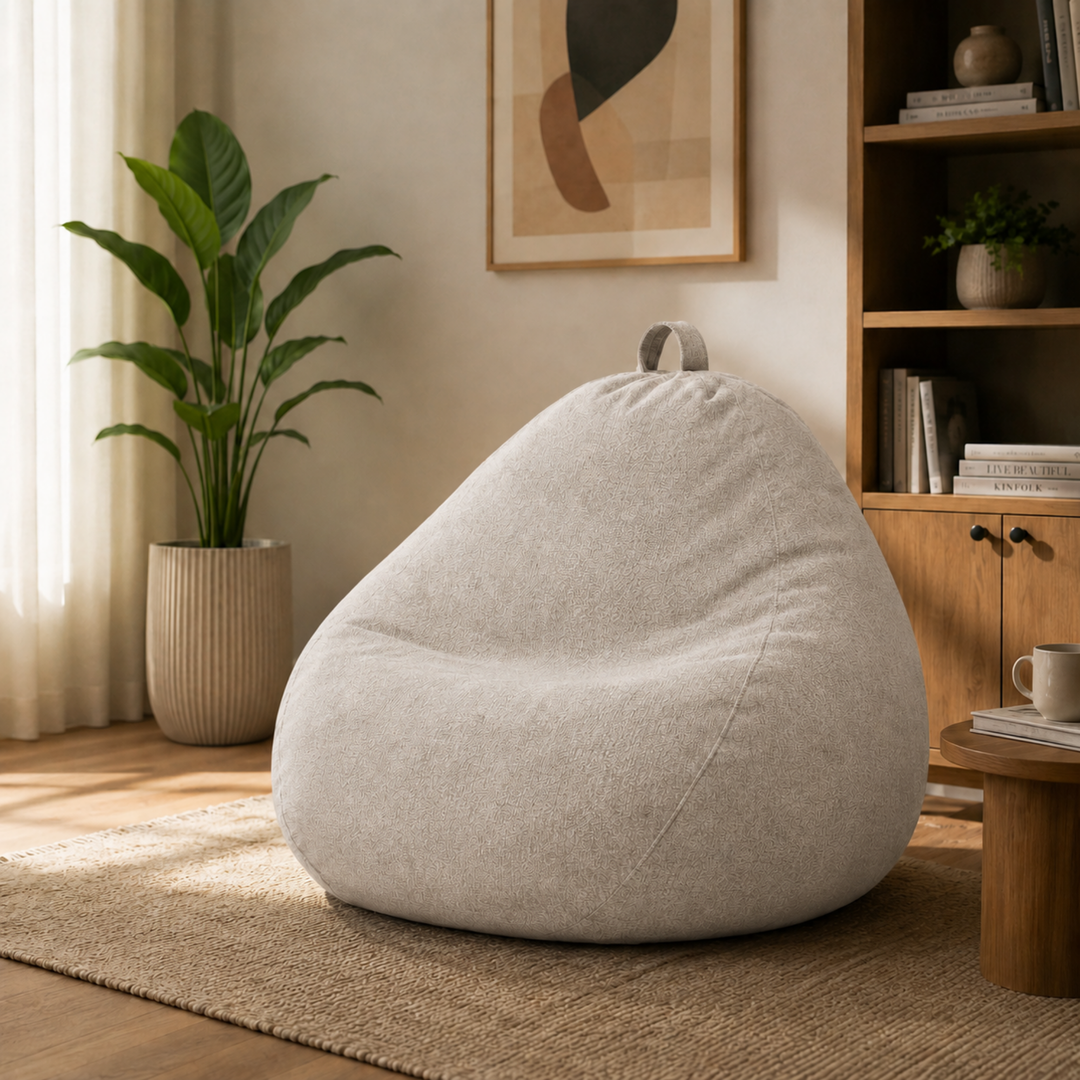 Pouf Poire Déhoussable - 120x100 Cm