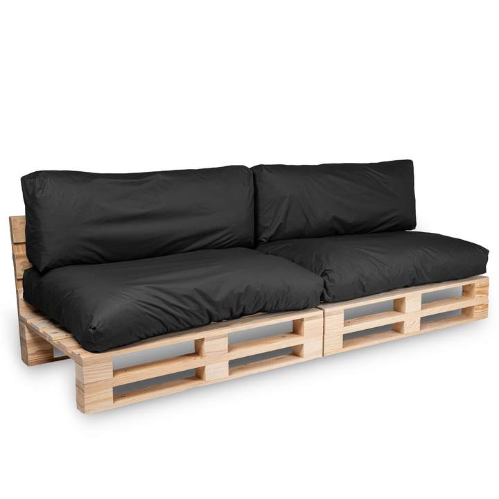 Coussins Palette Déhoussable Imperméable - LOT X2