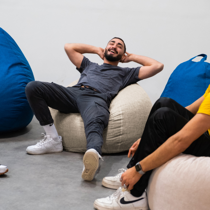 Pouf Poire Déhoussable - 120x100 Cm