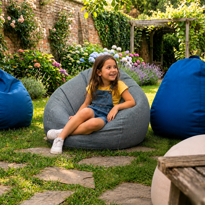Pouf Poire Déhoussable - 80x70 Cm