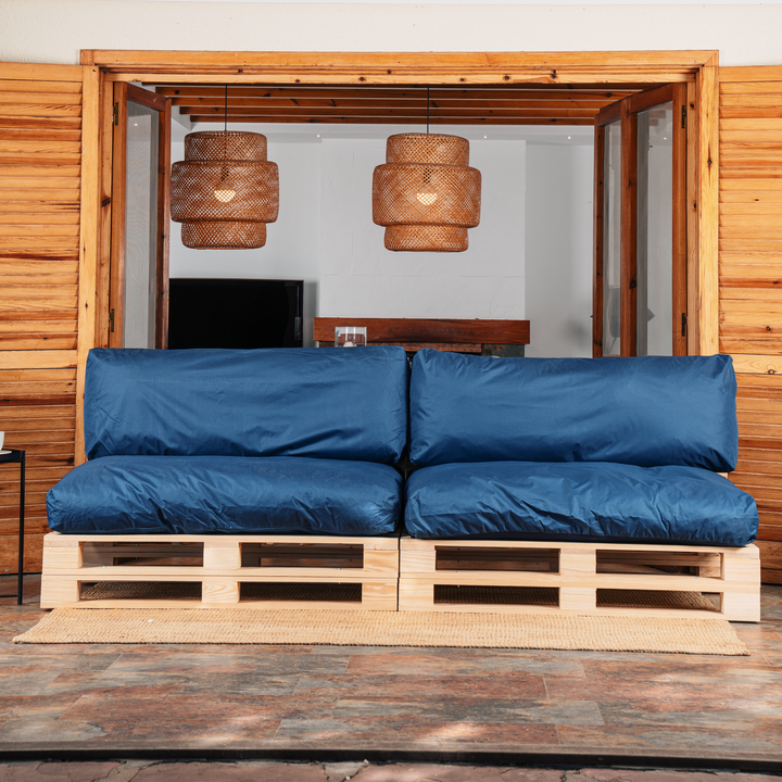 Coussins Palette Déhoussable Imperméable - LOT X2