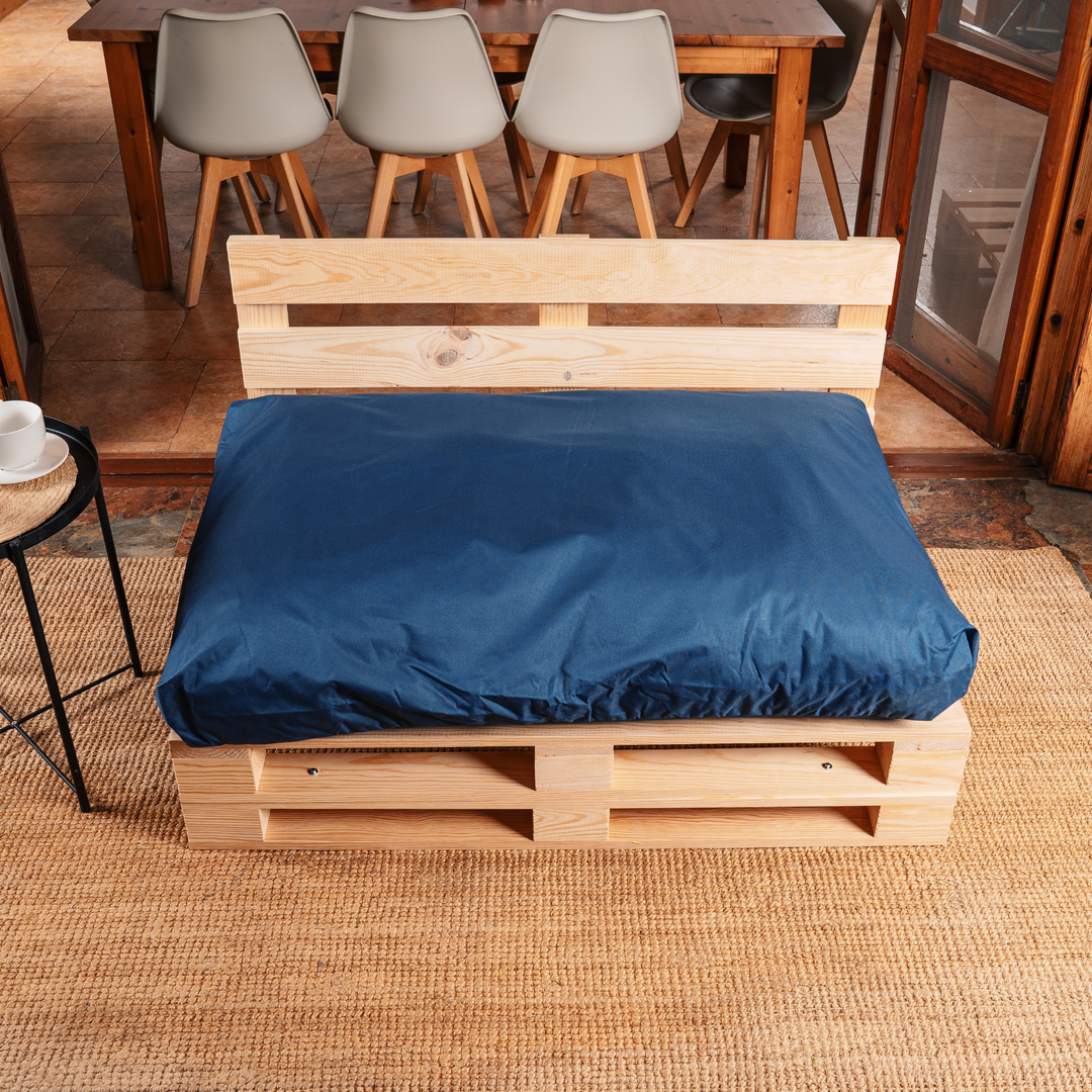 Coussin Palette Déhoussable Imperméable - Assise 120x80 Cm