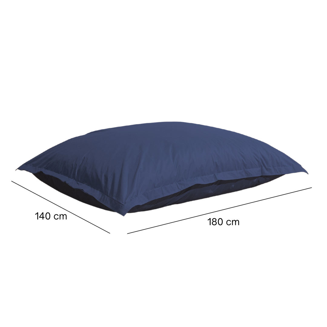Pouf Extérieur Imperméable Déhoussable Anti-UV - 140x180 Cm