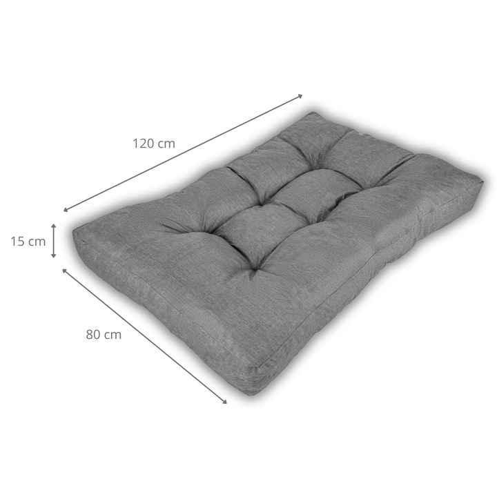 Assise Seule Coussin Palette - 120x80x15 Cm