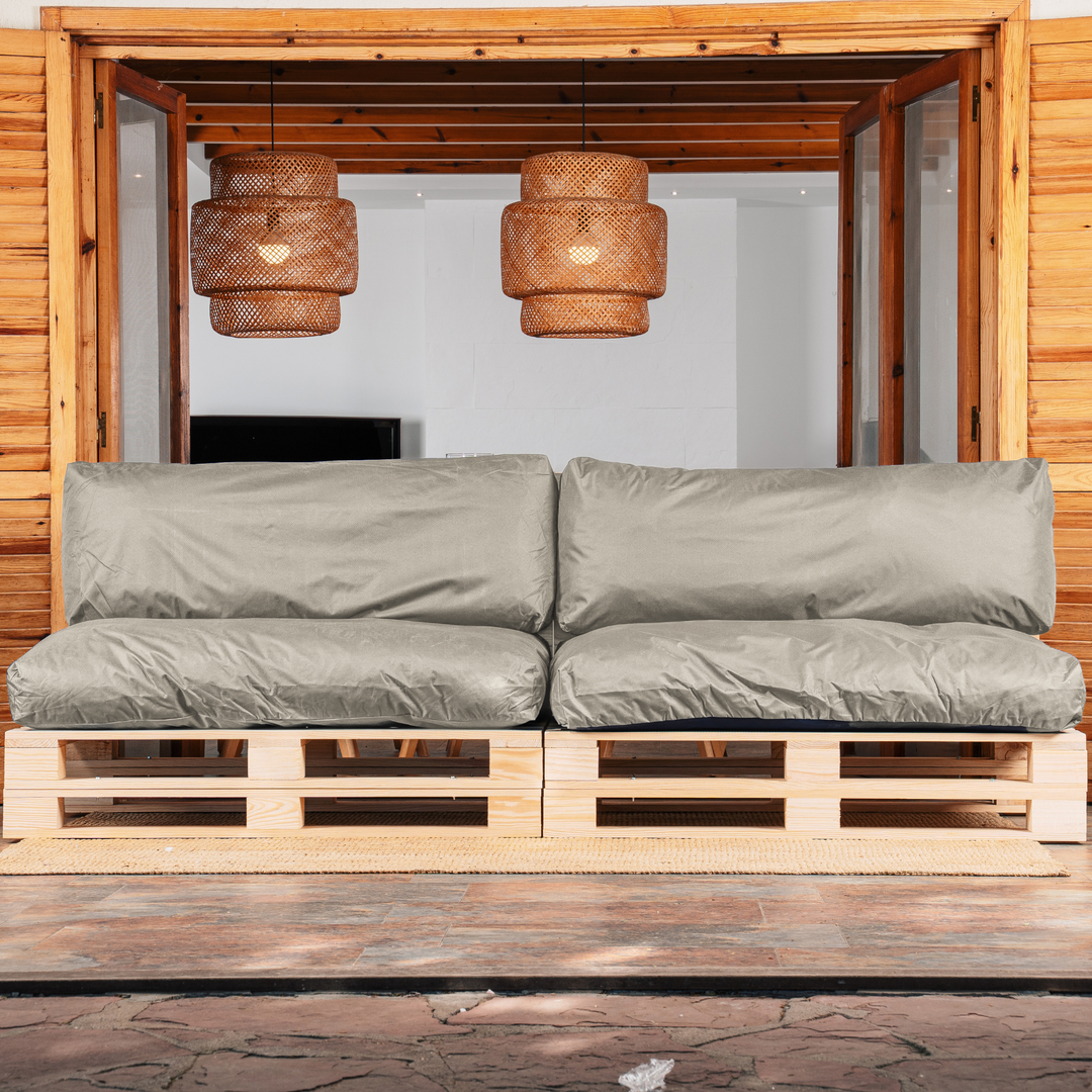 Coussins Palette Déhoussable Imperméable - LOT X2
